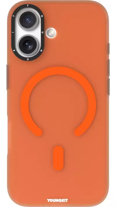 Coque iPhone 17 - Youngkit Hidden Sand MagSafe - Orange