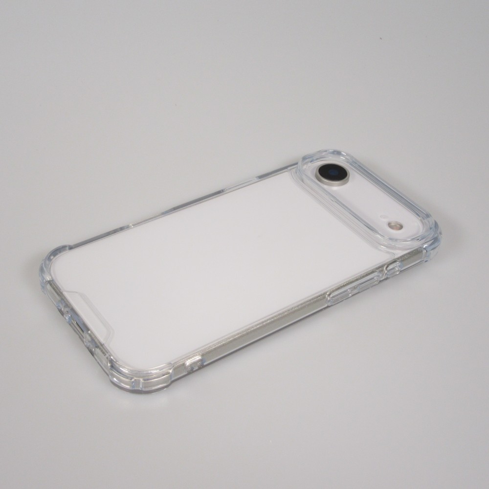 Coque iPhone Air - Bumper Glass Hybrid TPU silicone anti-choc - Transparent