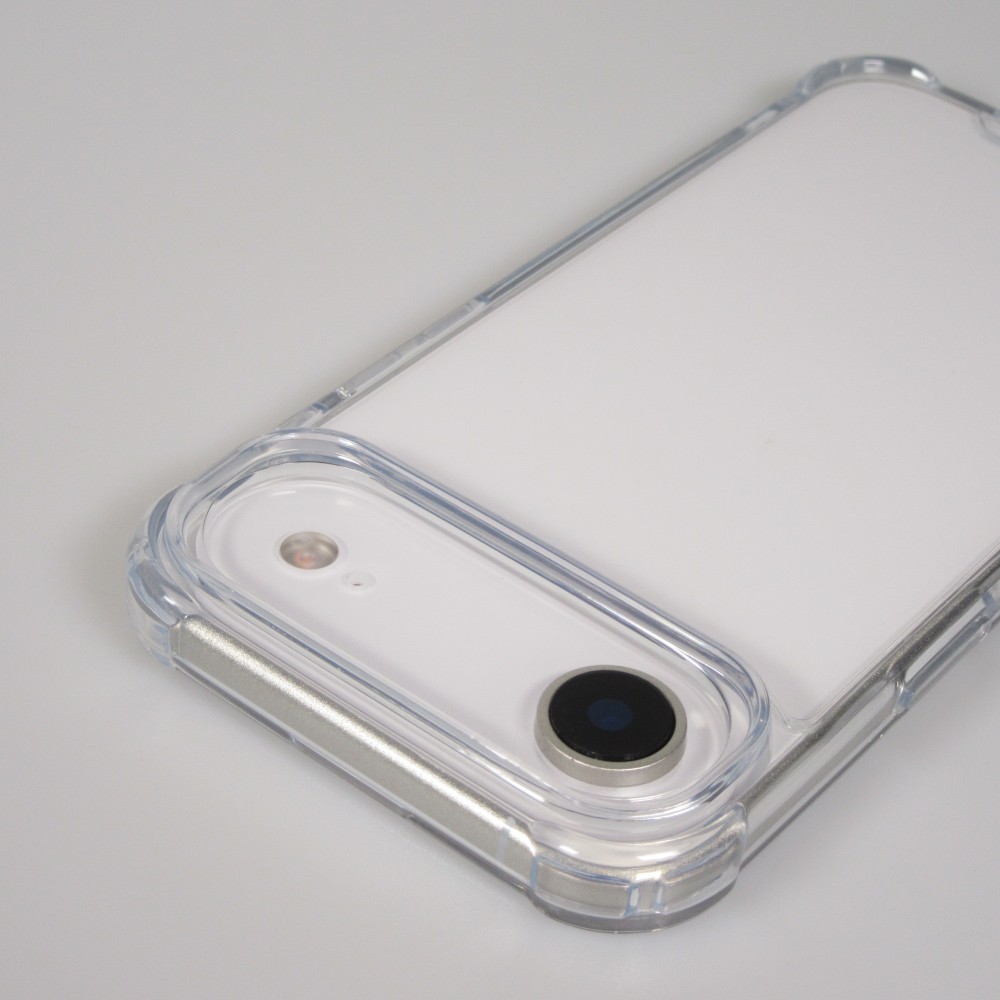 Coque iPhone Air - Bumper Glass Hybrid TPU silicone anti-choc - Transparent
