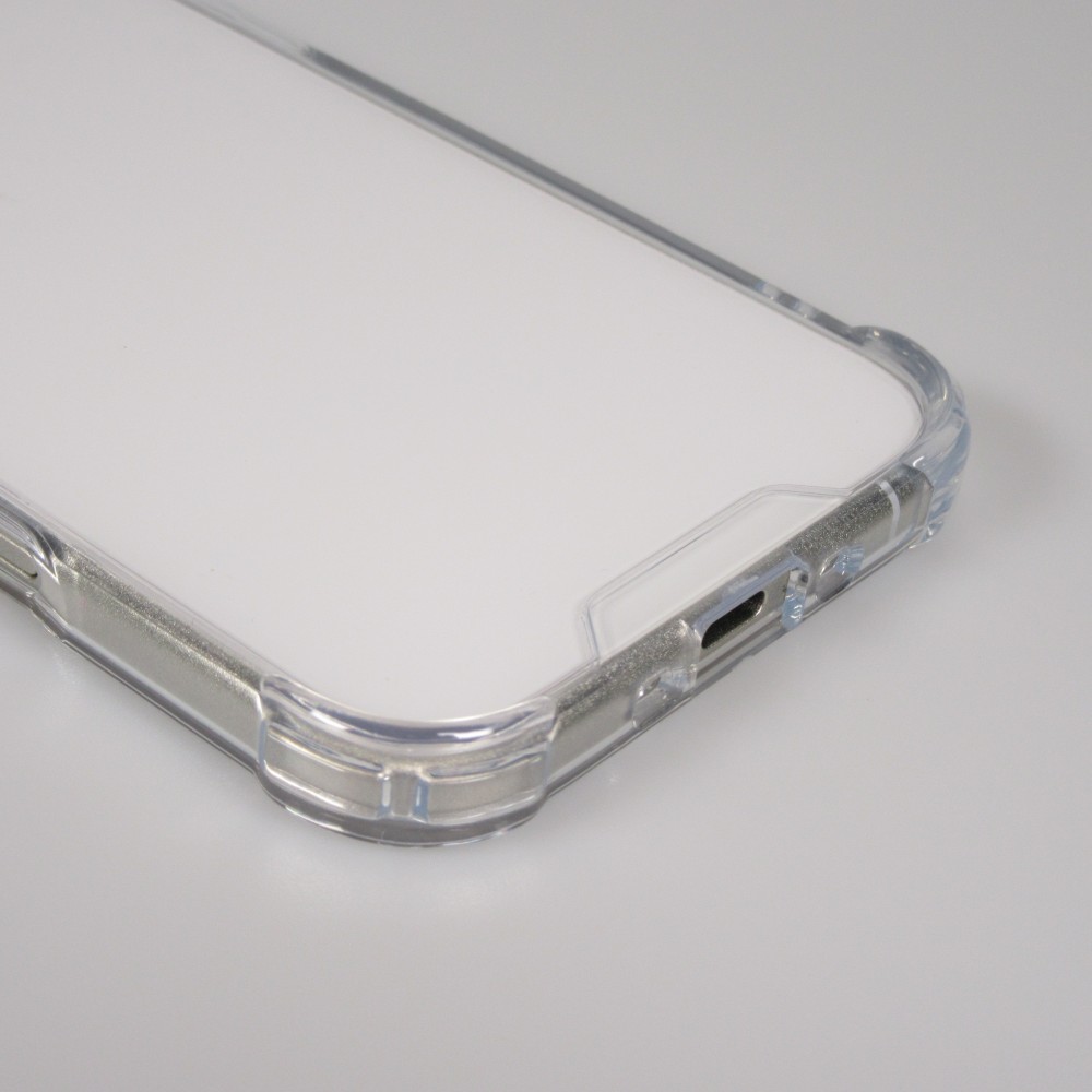 Coque iPhone Air - Bumper Glass Hybrid TPU silicone anti-choc - Transparent