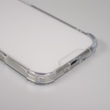 Coque iPhone Air - Bumper Glass Hybrid TPU silicone anti-choc - Transparent
