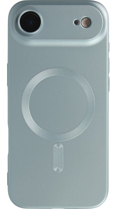Coque iPhone Air - Gel souple avec vitre de protection caméra MagSafe - Bleu Coque iPhone Air - Gel souple avec vitre de protection caméra MagSafe - Bleu