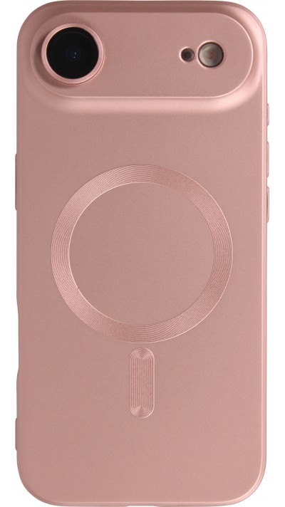 Coque iPhone Air - Gel souple avec vitre de protection caméra MagSafe - Rose Coque iPhone Air - Gel souple avec vitre de protection caméra MagSafe - Rose