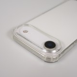 Hülle iPhone Air - Gummi transparent mit Seil rosa - Gold