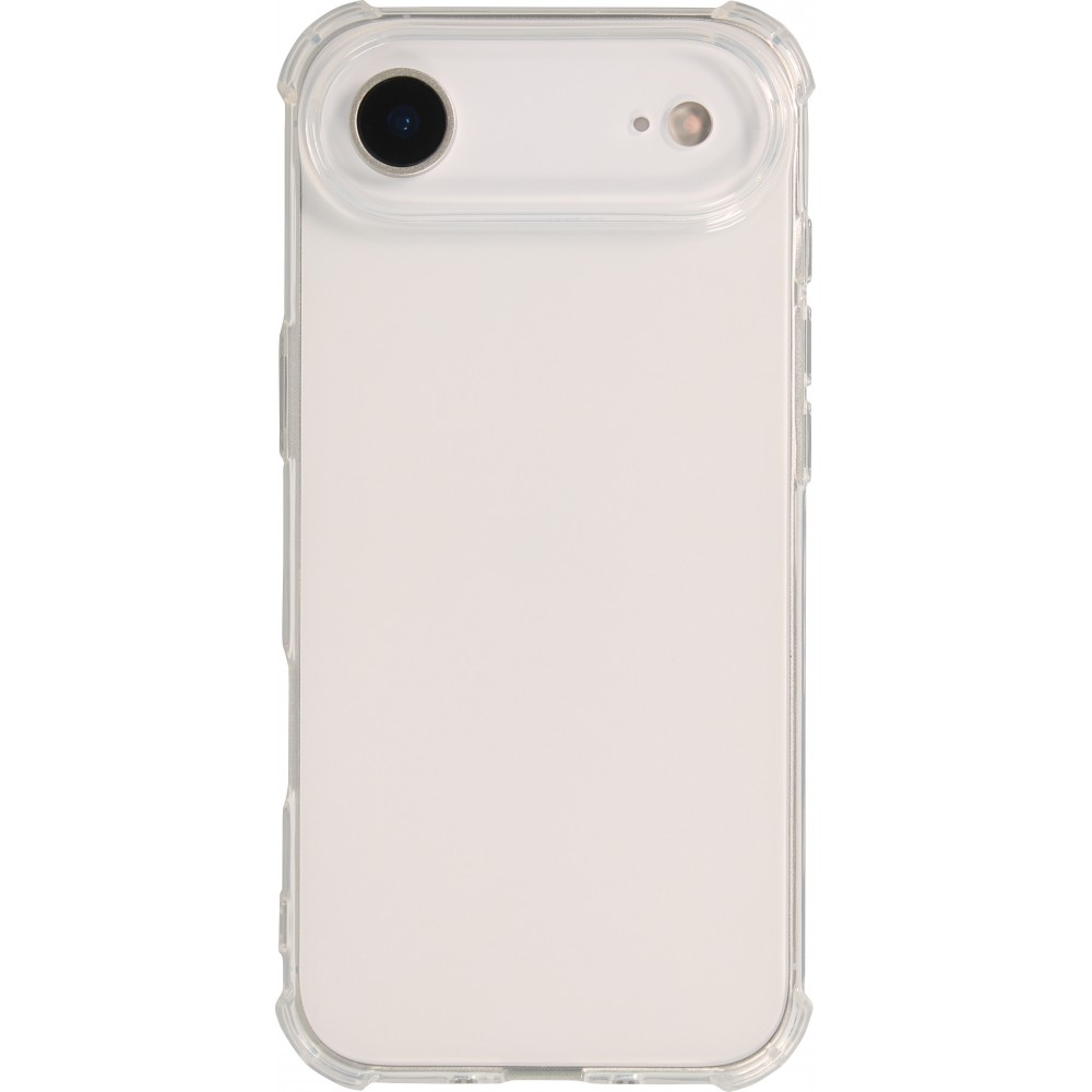 Coque iPhone Air - Gel Transparent Silicone Bumper anti-choc avec protections pour coins