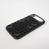 Coque iPhone Air - Murale ventouse pastel avec fixation sur surfaces - Noir