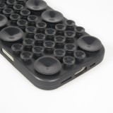 Coque iPhone Air - Murale ventouse pastel avec fixation sur surfaces - Noir