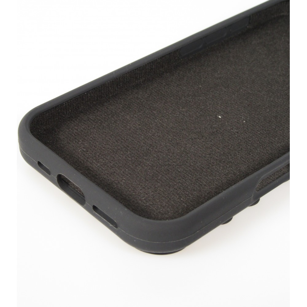 Coque iPhone Air - Murale ventouse pastel avec fixation sur surfaces - Noir