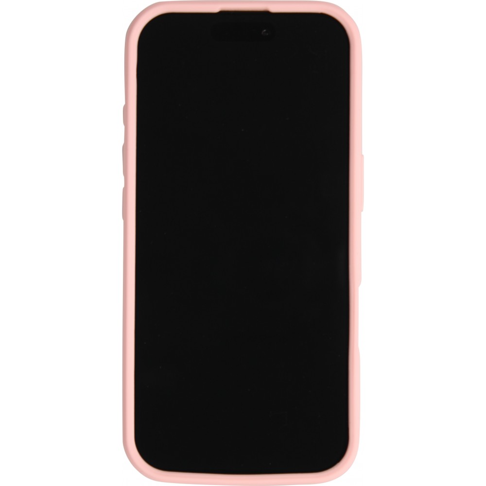 Coque iPhone Air - Murale ventouse pastel avec fixation sur surfaces - Rose