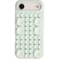Coque iPhone Air - Murale ventouse pastel avec fixation sur surfaces - Vert menthe