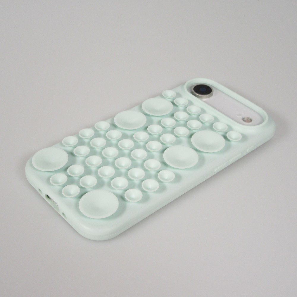 Coque iPhone Air - Murale ventouse pastel avec fixation sur surfaces - Vert menthe