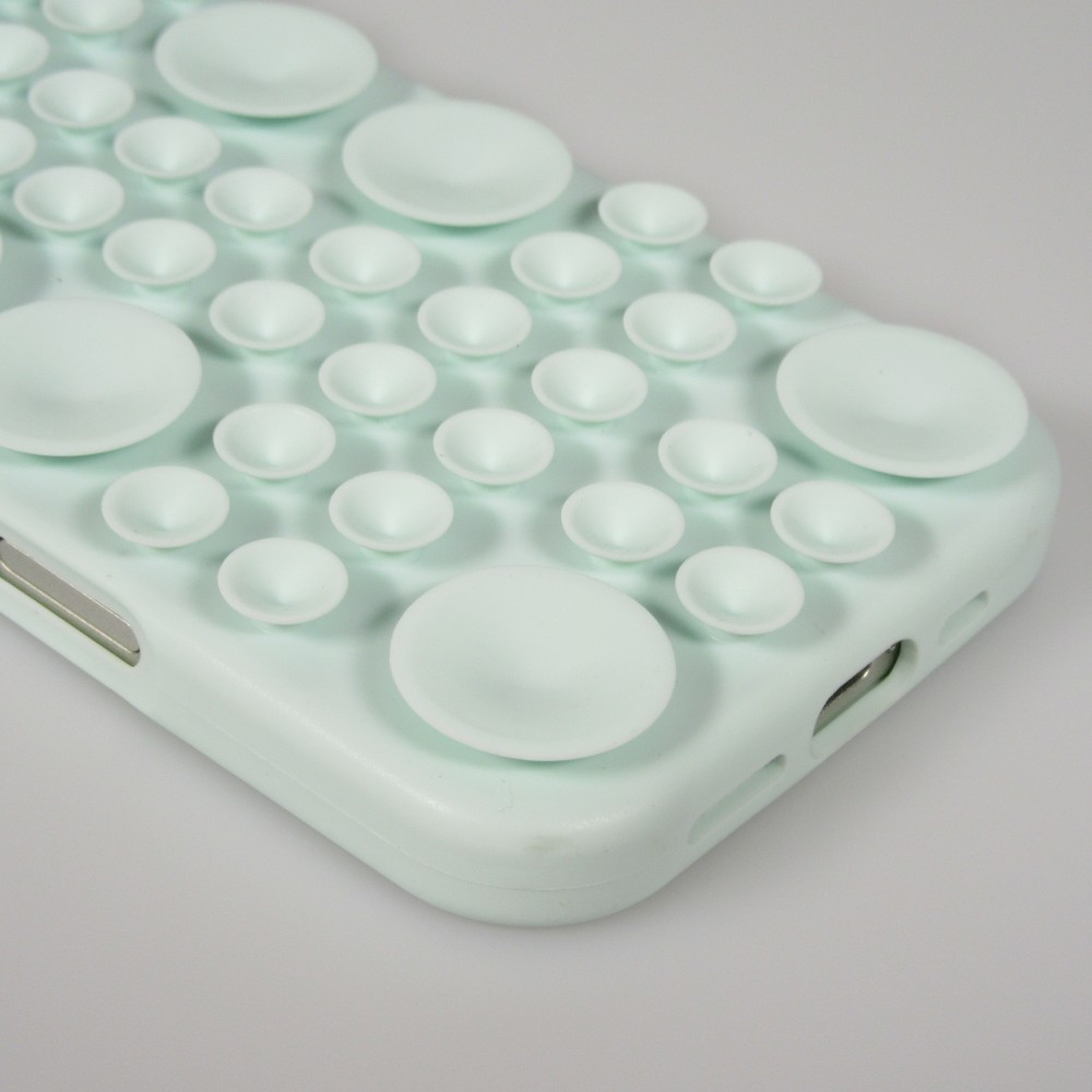 Coque iPhone Air - Murale ventouse pastel avec fixation sur surfaces - Vert menthe