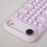 Coque iPhone Air - Murale ventouse pastel avec fixation sur surfaces - Violet