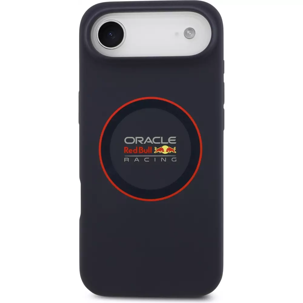 Coque iPhone Air - Red Bull Racing MagSafe en silicone avec anneau rouge - Bleu