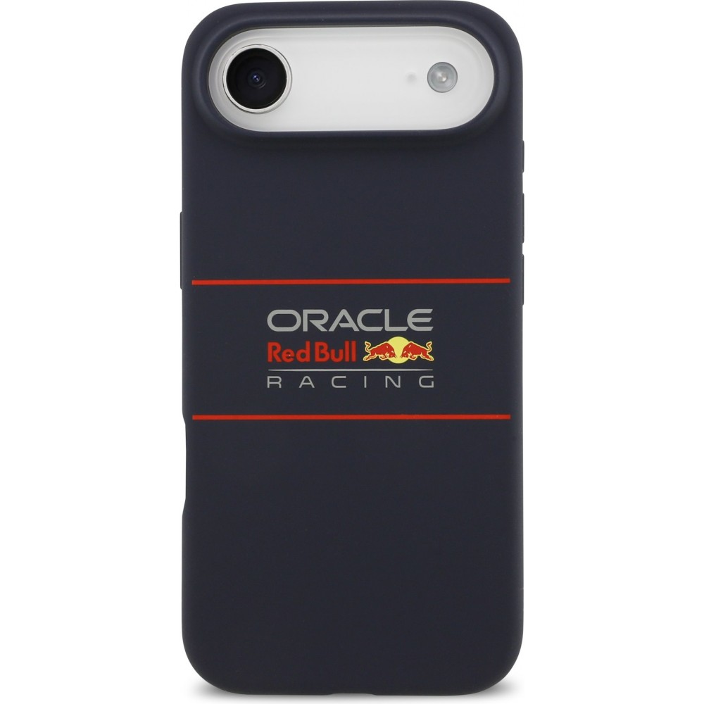 Coque iPhone Air - Red Bull Silicone Horizontal Centered Logo MagSafe - Bleu