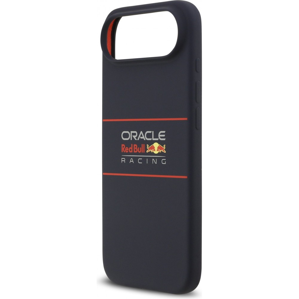 Coque iPhone Air - Red Bull Silicone Horizontal Centered Logo MagSafe - Bleu