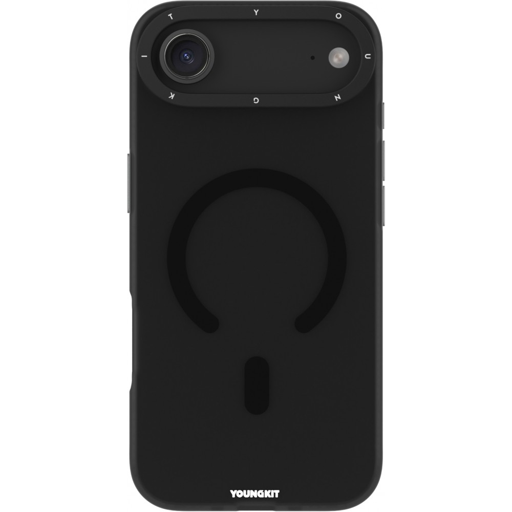 iPhone Air Case Hülle - Youngkit Hidden Sand MagSafe - Schwarz