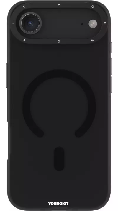 Coque iPhone Air - Youngkit Hidden Sand MagSafe - Noir