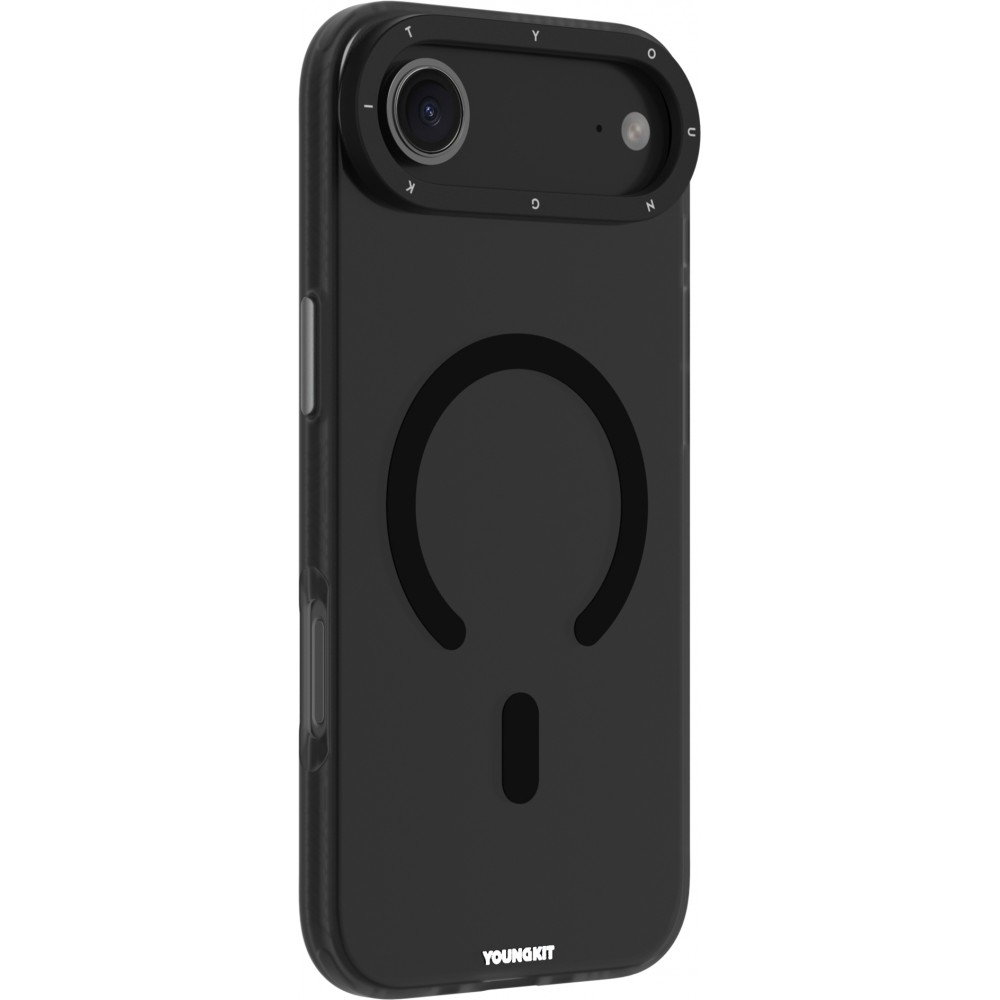 iPhone Air Case Hülle - Youngkit Hidden Sand MagSafe - Schwarz
