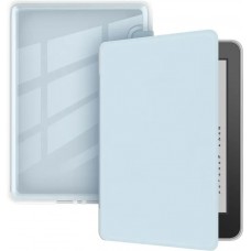 Kindle Paperwhite 2024 (12e génération) Case Hülle - Ultra-transparente Acryl- und TPU-Hülle mit Stosschutz und Standby / Weckfunktion - Blau