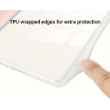 Coque Kindle Paperwhite 2024 (12e génération) - Ultra-transparent protection acrylique et TPU antichoc avec fonction veille / réveil - Rose