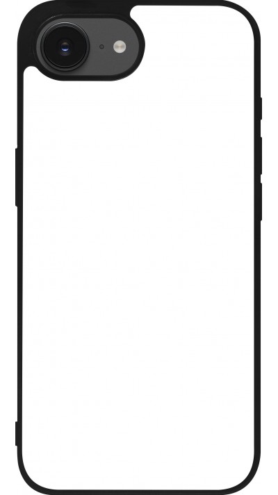 Coque personnalisée avec bords en silicone noir - iPhone 16e