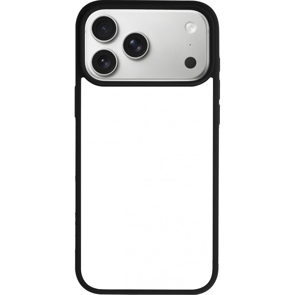 Personalisierte Hülle mit schwarzen Silikonrändern - iPhone 17 Pro Max