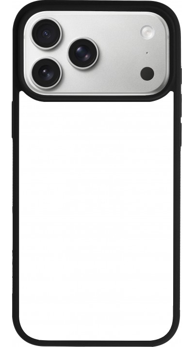 Personalisierte Hülle mit schwarzen Silikonrändern - iPhone 17 Pro Max