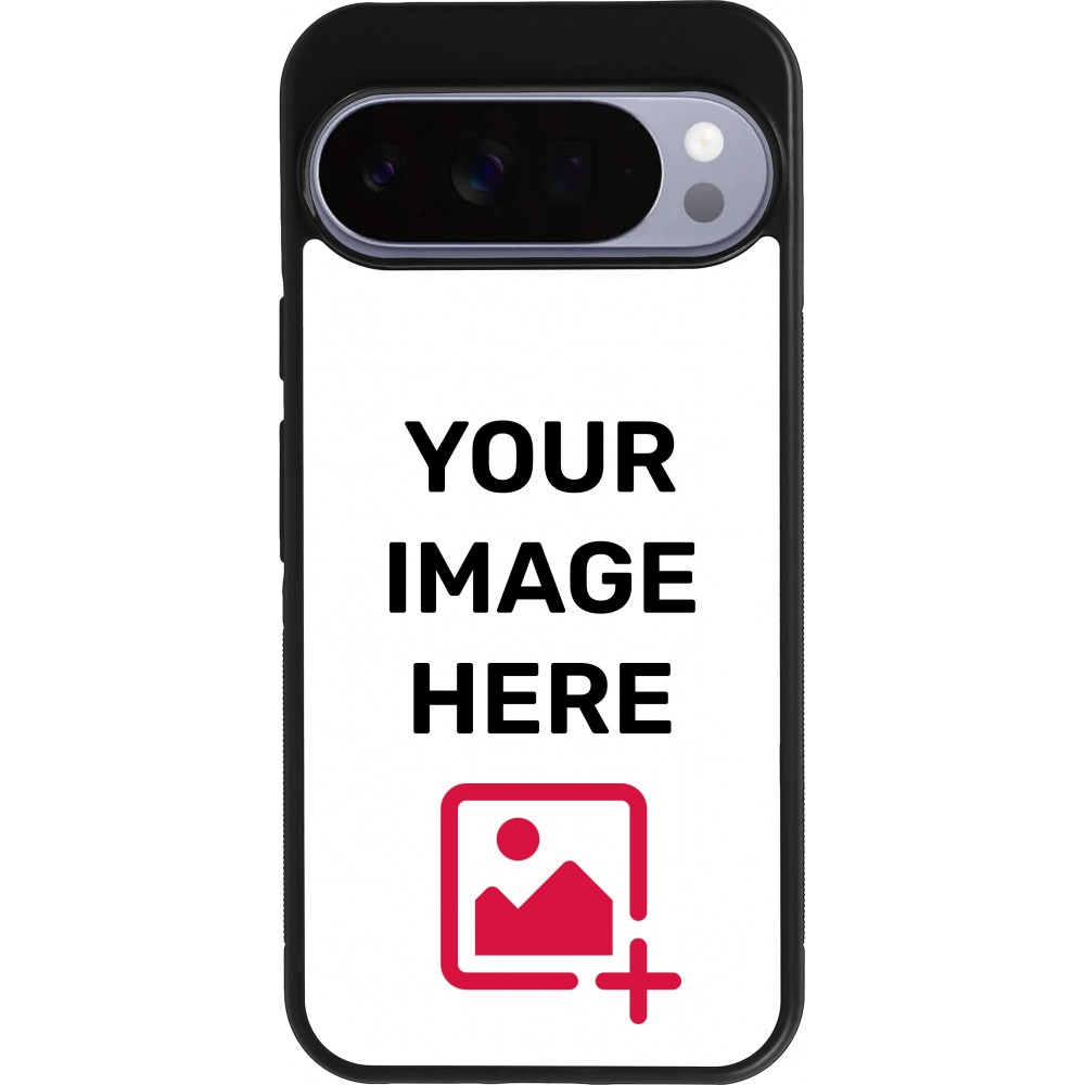 Coque personnalisée en silicone rigide noir - Google Pixel 10 Pro XL