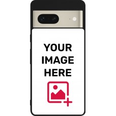 Coque personnalisée en silicone rigide noir - Google Pixel 7