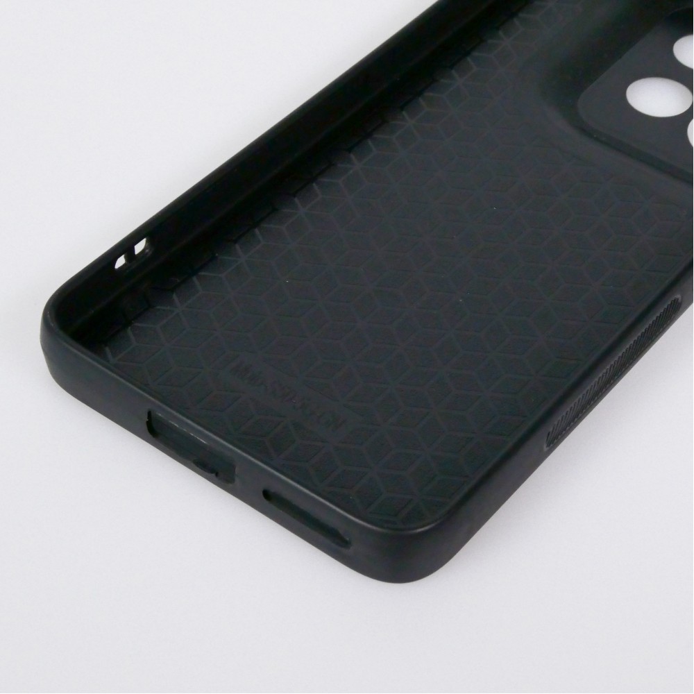 Custom Hülle Silikon schwarz - Motorola Moto S50