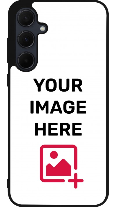 Custom Hülle Silikon schwarz - Samsung Galaxy A36