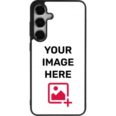 Coque personnalisée en silicone rigide noir - Samsung Galaxy S25+