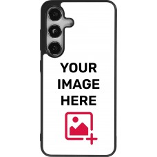 Coque personnalisée en silicone rigide noir - Samsung Galaxy S25