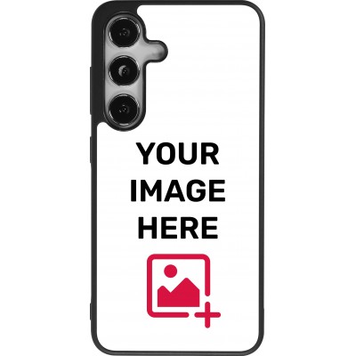 Coque personnalisée en silicone rigide noir - Samsung Galaxy S25