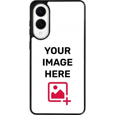 Coque personnalisée en silicone rigide noir - Samsung Galaxy S25 Edge