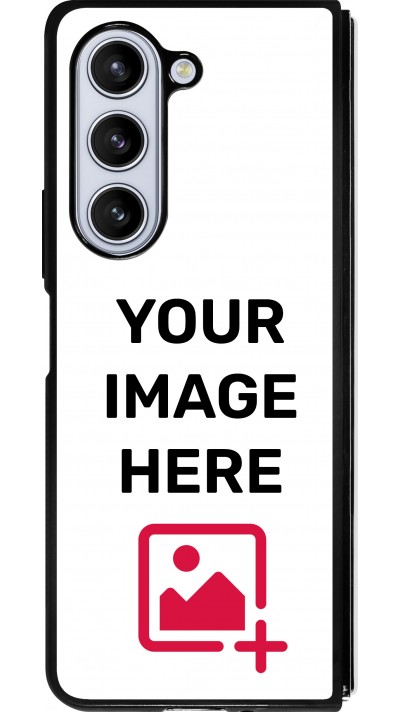 Coque personnalisée en silicone rigide noir - Samsung Galaxy Z Fold5