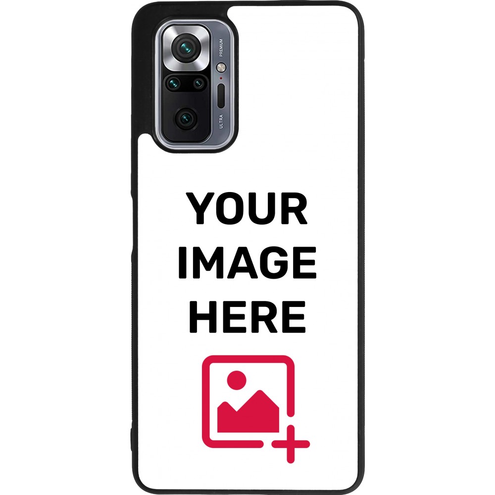 Coque personnalisée en silicone rigide noir - Xiaomi Redmi Note 10 Pro Max
