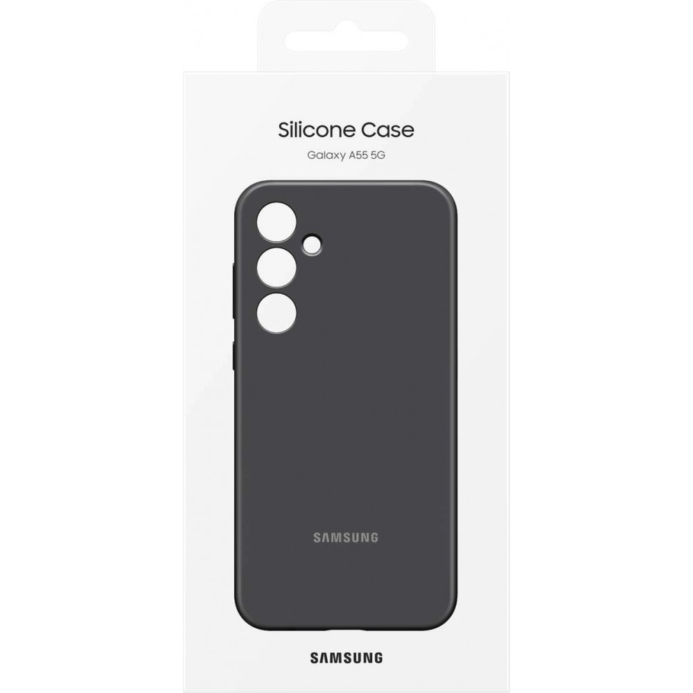 Samsung Galaxy A55 5G Case Hülle - Samsung Original Silikon - Schwarz