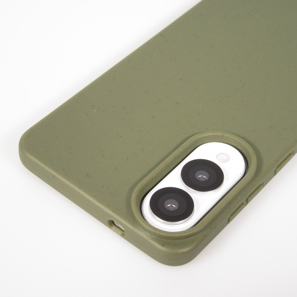 Coque Samsung Galaxy S25 Edge - Bio Eco-Friendly nature avec cordon collier - Vert foncé