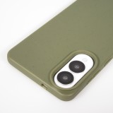 Coque Samsung Galaxy S25 Edge - Bio Eco-Friendly nature avec cordon collier - Vert foncé