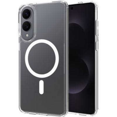 Coque Samsung Galaxy S25 Edge - Gel transparent compatible MagSafe silicone TPU Super Clear
