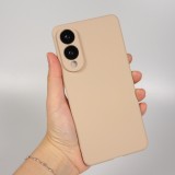 Coque Samsung Galaxy S25 Edge - Gel soft touch - Beige