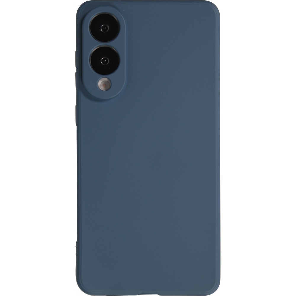 Coque Samsung Galaxy S25 Edge - Gel soft touch - Bleu foncé