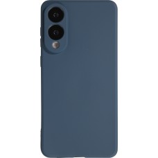 Coque Samsung Galaxy S25 Edge - Gel soft touch - Bleu foncé