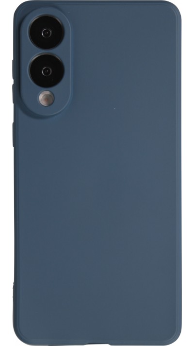 Coque Samsung Galaxy S25 Edge - Gel soft touch - Bleu foncé