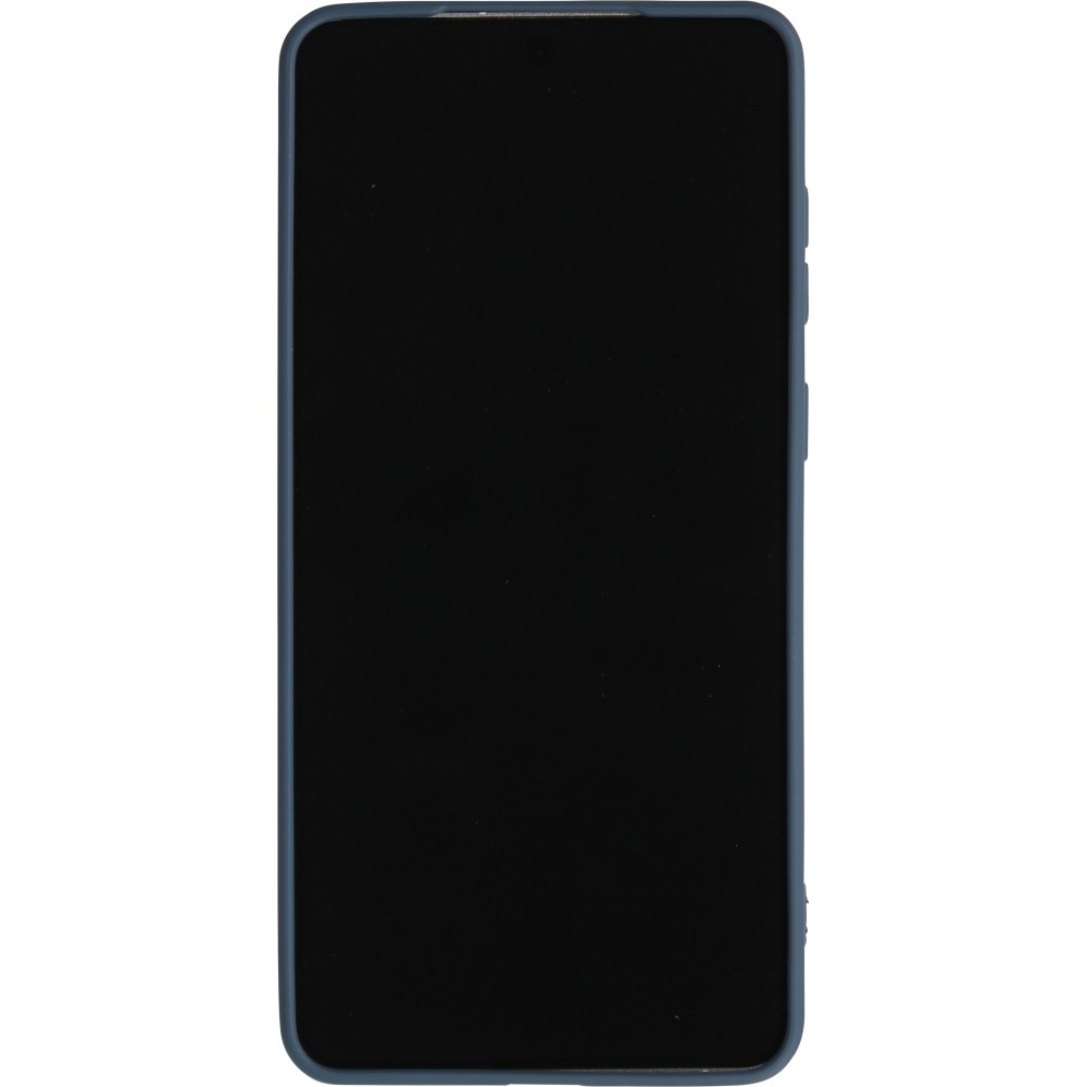 Coque Samsung Galaxy S25 Edge - Gel soft touch - Bleu foncé