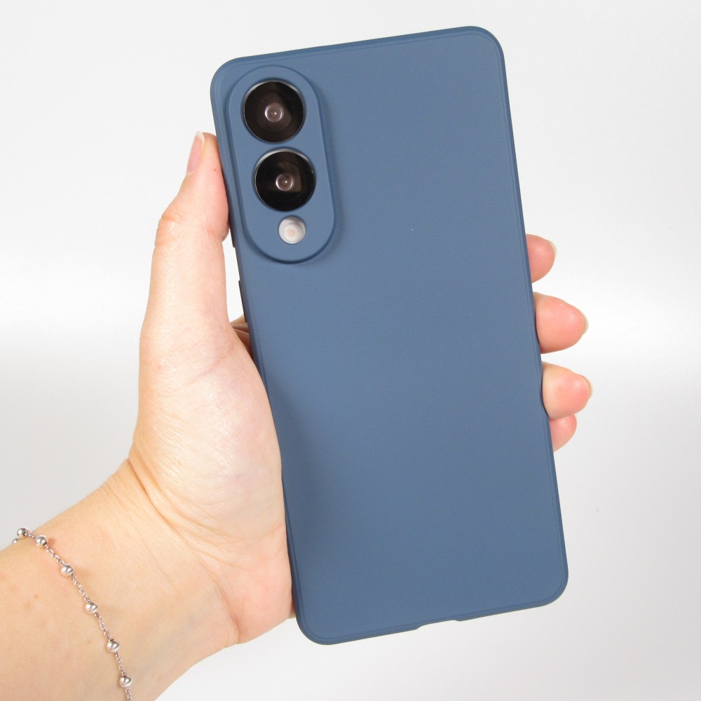 Coque Samsung Galaxy S25 Edge - Gel soft touch - Bleu foncé