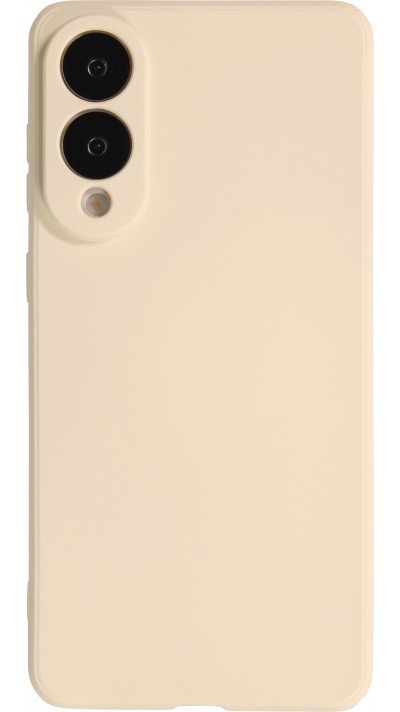 Coque Samsung Galaxy S25 Edge - Gel soft touch - Vanille