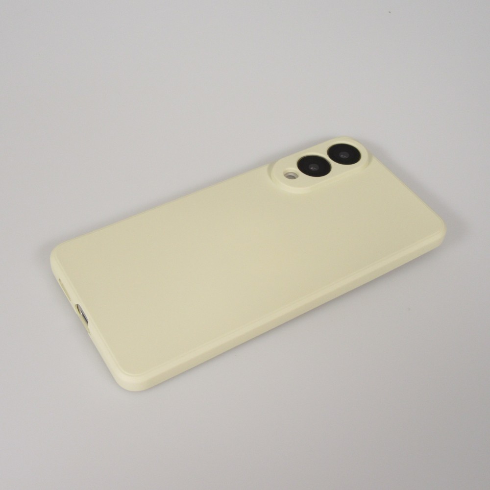 Coque Samsung Galaxy S25 Edge - Gel soft touch - Vanille